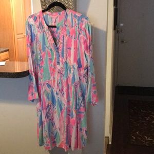 Lilly Pulitzer long sleeve print dress